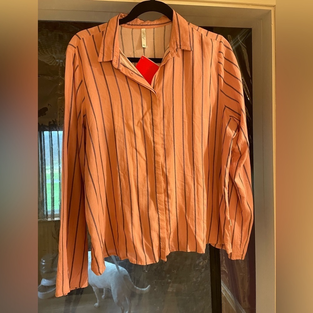 Stop Jeans, Button Down Blouse, Sz XL, NWT